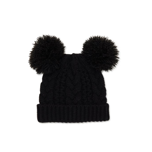 Children POMPOM Winter Warm Knit Hat with Lining